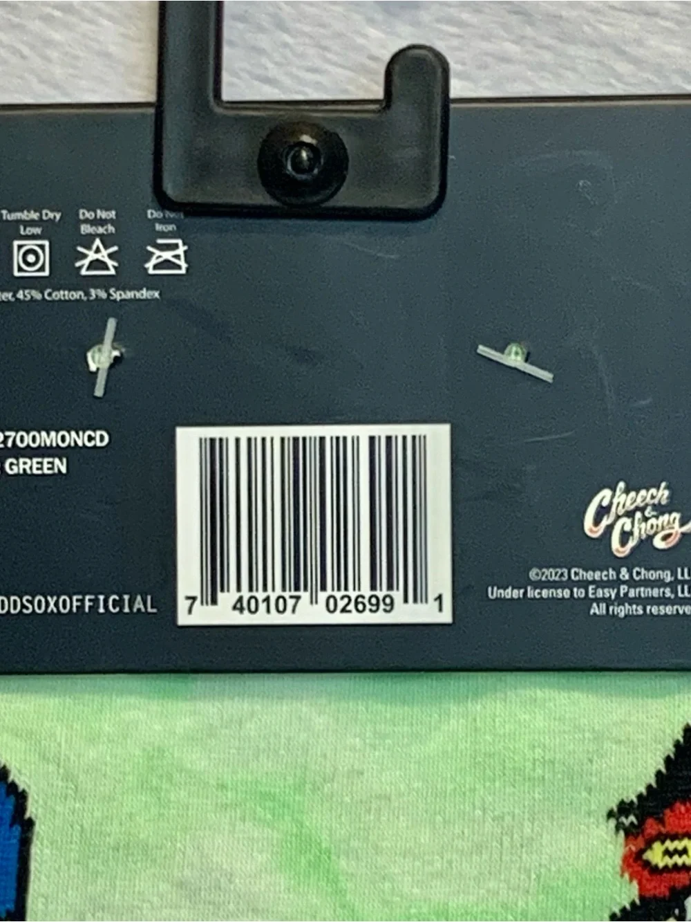 Odd Sox Cheech and Chong Socks Printed Socks Green Sizes 8-12 NEW